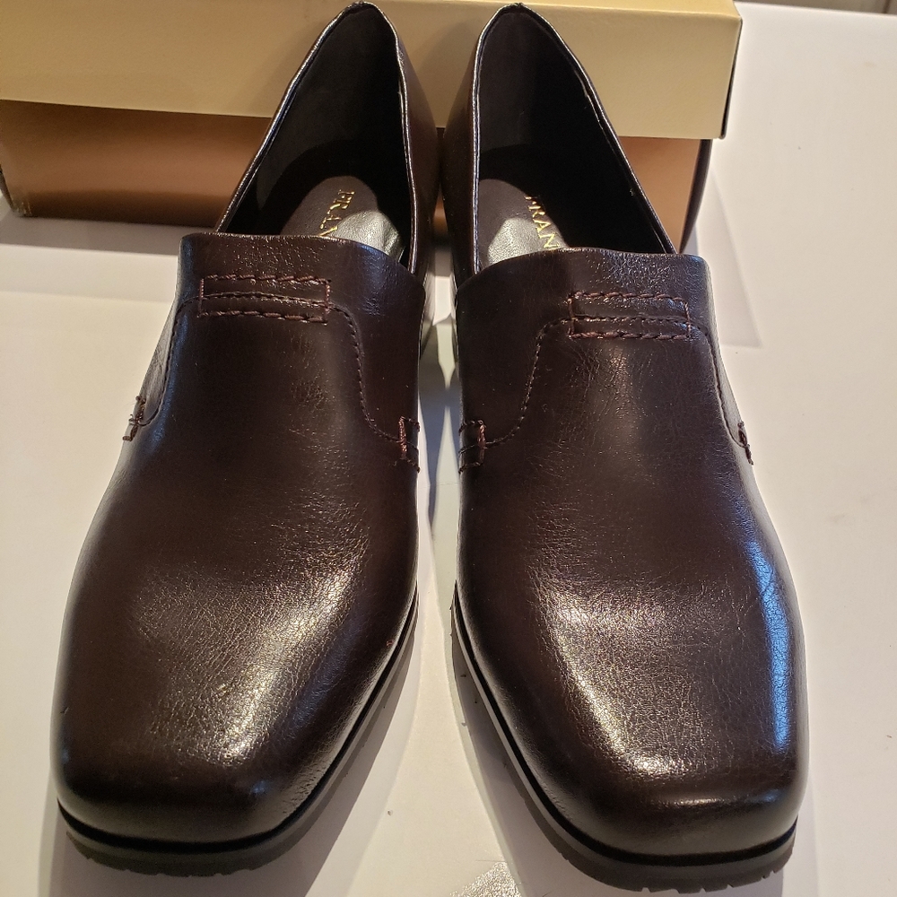 Franco Sarto L-Rover brown heels 7M
